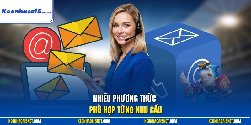 Nhiều phương thức phù hợp từng nhu cầu