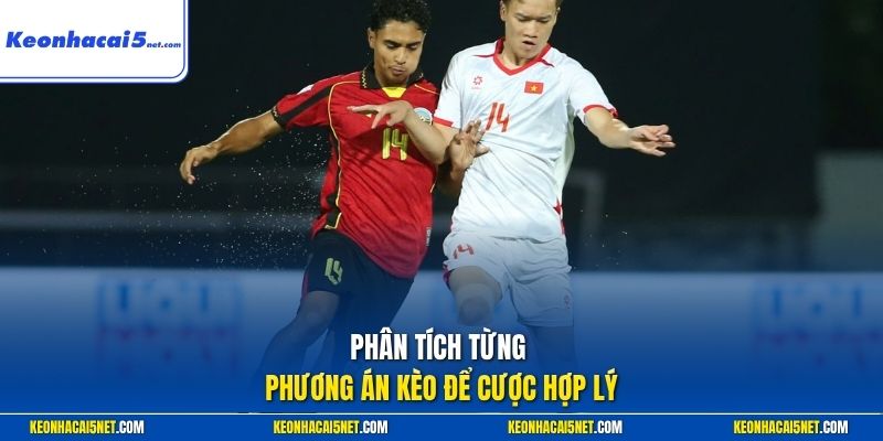Phân tích từng phương án kèo để cược hợp lý