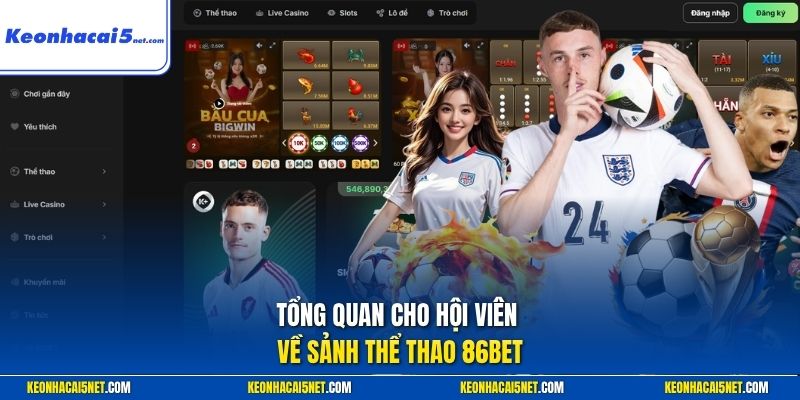 Tổng quan cho hội viên về sảnh thể thao 86BET