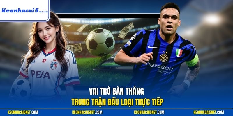 Vai trò bàn thắng trong trận đấu loại trực tiếp