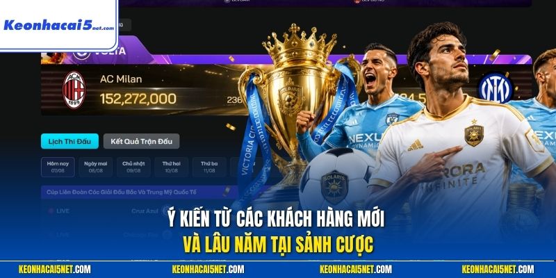 Ý kiến từ các khách hàng mới và lâu năm tại sảnh cược